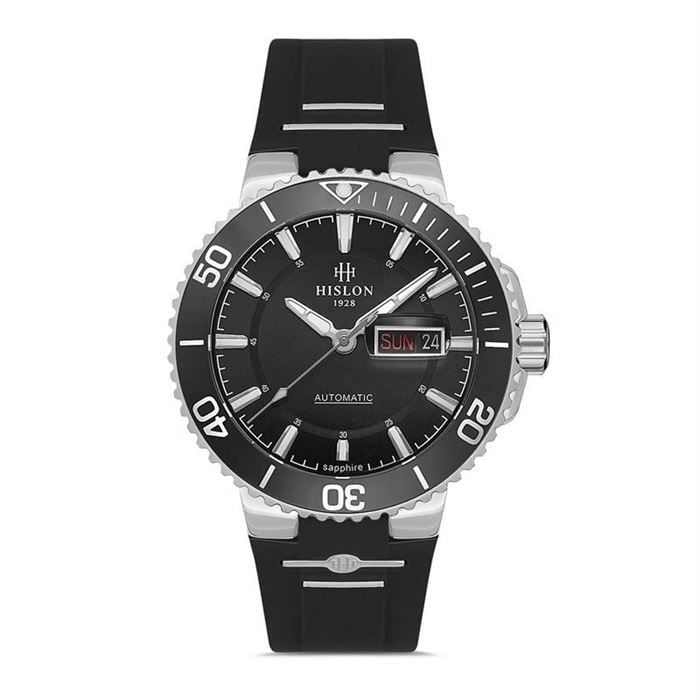 Hislon Men's Solid SD137T-04BB Erkek Kol Saati