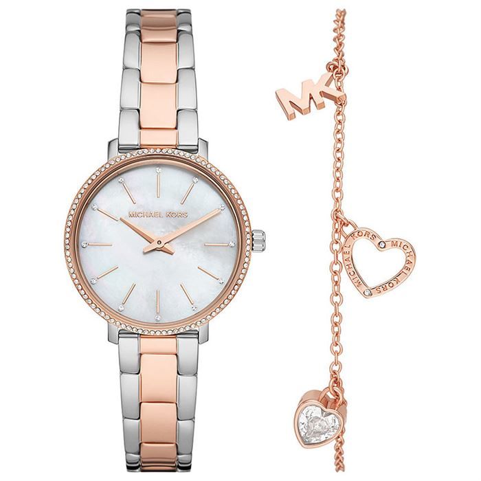 Michael Kors MK1066SET Kadın Kol Saati ve Bileklik Seti