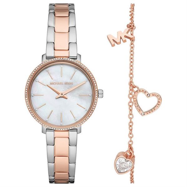 Michael Kors MK1066SET Kadın Kol Saati ve Bileklik Seti
