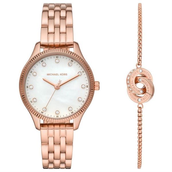 Michael Kors MK1025 Bayan Set Kol Saati ve Bileklik