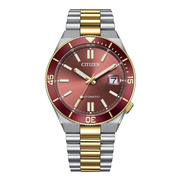 Citizen Tsuyosa Shore Coral Red NJ0234-58X Otomatik Erkek Kol Saati