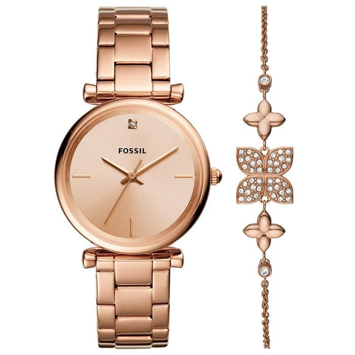 Fossil FES4685SET Bayan Set Kol Saati ve Bileklik