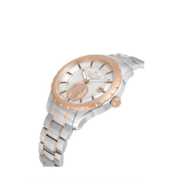 NC03-2923006-ESM ÇELİK - PEMBE METAL ERKEK KOL SAATİ
