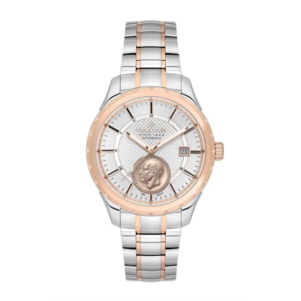 NC03-2923006-ESM ÇELİK - PEMBE METAL ERKEK KOL SAATİ
