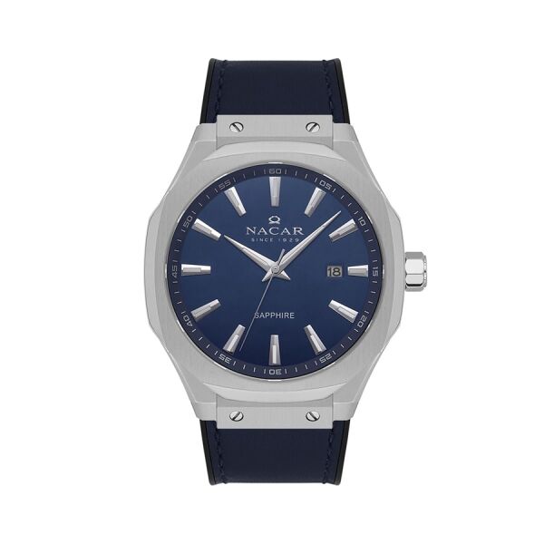 MAVİ HAKİKİ DERİ ERKEK KOL SAATİ NC34-29B684-ALL3