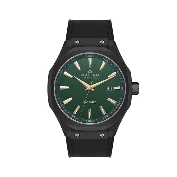 SİYAH HAKİKİ DERİ ERKEK KOL SAATİ NC34-29B684-BNL1