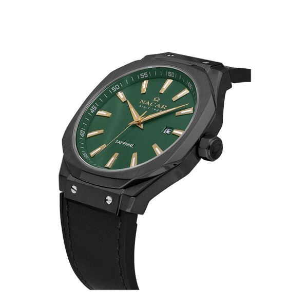 SİYAH HAKİKİ DERİ ERKEK KOL SAATİ NC34-29B684-BNL1