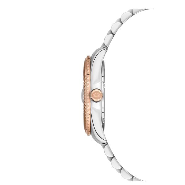 ÇELİK - PEMBE METAL BAND KADIN KOL SAATİ NC33-398351-ENMS