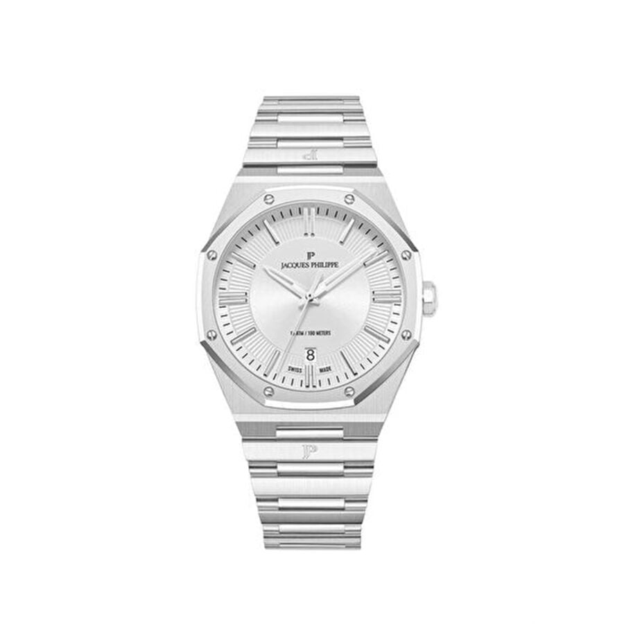Jacques Philippe JPQGS871326 Metalik Gri Çelik Erkek Kol Saati